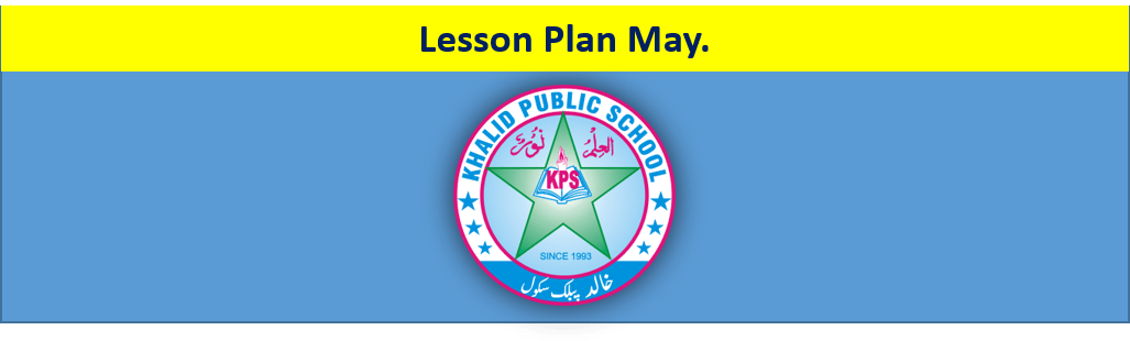 lesson plan May 2020