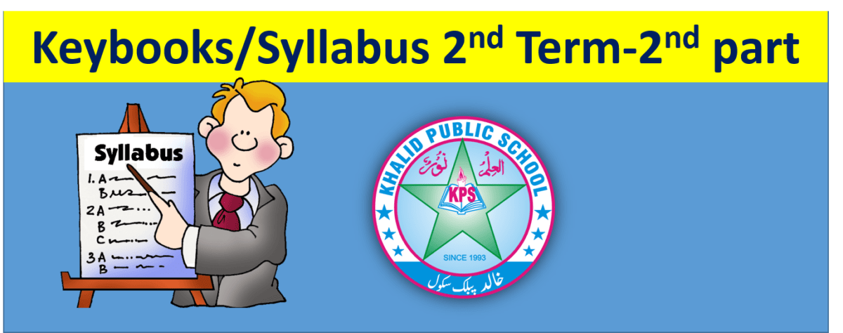 Syllabus/keybooks 2nd term(july)-2nd  part 2020